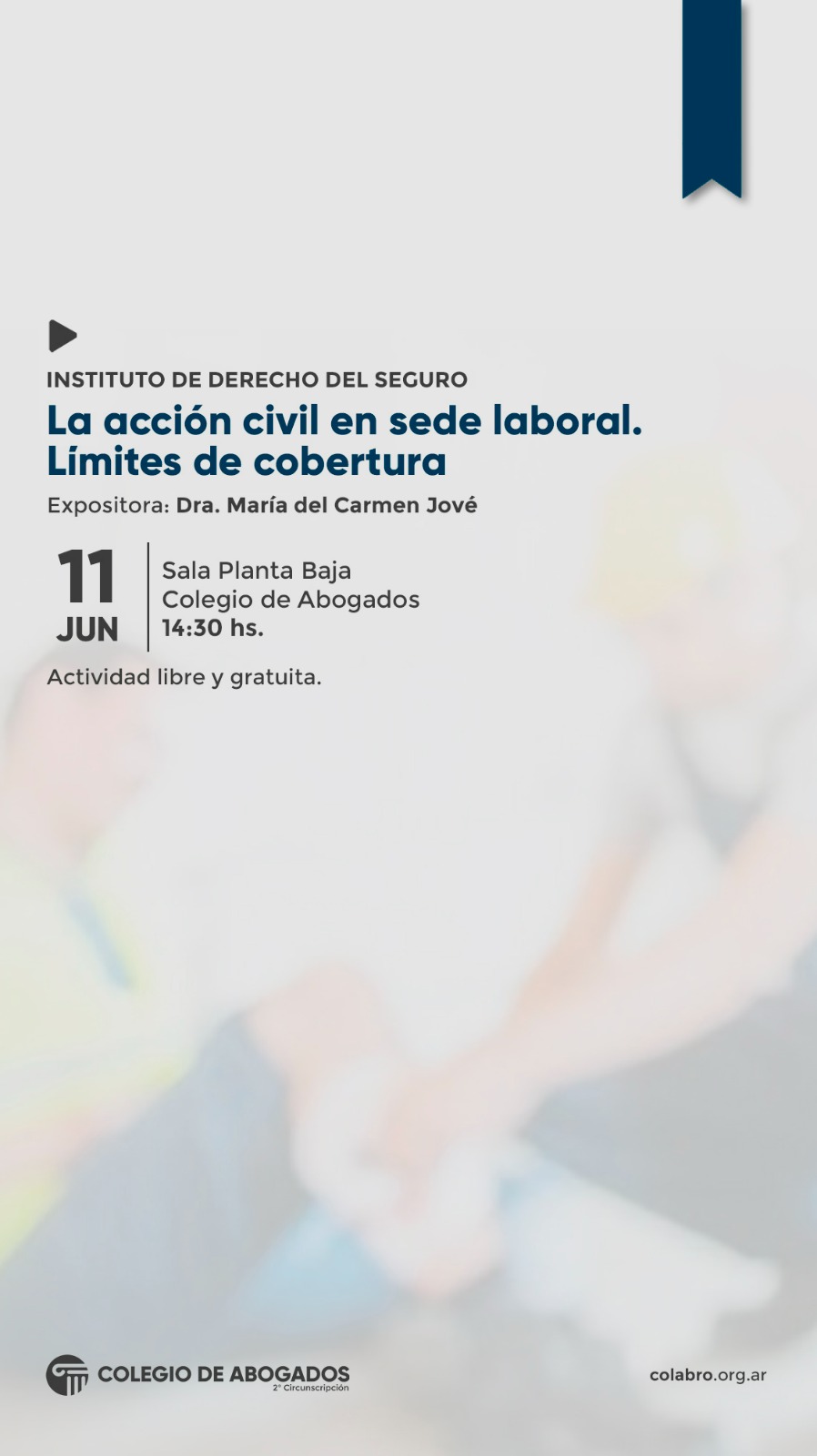 La acción civil en sede laboral. Límites de cobertura - 11/06/2024